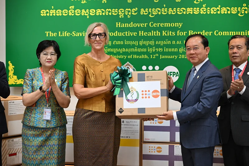 Life-Saving Initiative: UNFPA Delivers 70 Reproductive Health Kits to Support Cambodian Border Communities